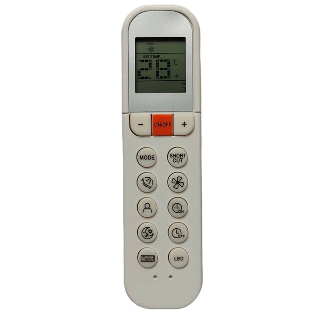 Rosolly Remote No. 196, Compatible with Midea AC Remote Control (Exactly Same Remote will Only Work)