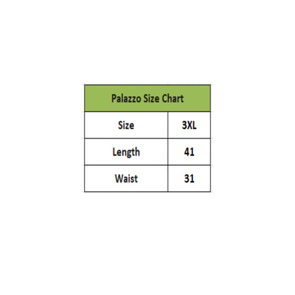 Rosolly Women's Rayon Palazzo (Color:White)