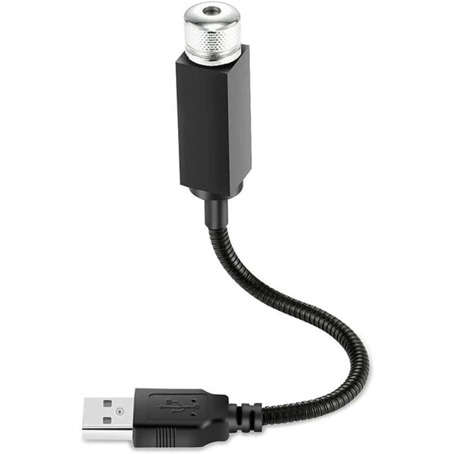 Rosolly Ambient Star Light 12V 360 Degree Rotation Use For Usb Party Decoration Disco Laser Light (Red)