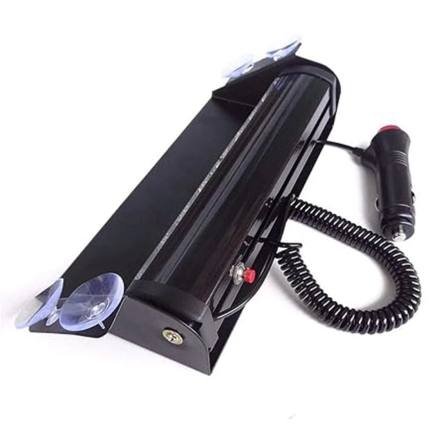 Rosolly 8 Led Police Car Flashing Lights Interior Light Car Led 12 V, 12 W Universal For Car (Red and Blue)