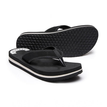 Rosolly Unisex Rubber Lightweight and Soft Women Slippers for a Cozy Step (Black)