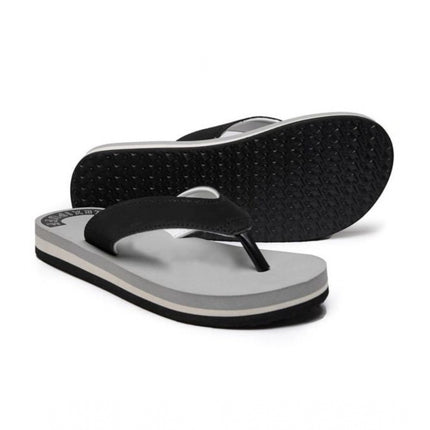 Rosolly Unisex Rubber Men's Slippers for Ultimate Comfort (Grey)