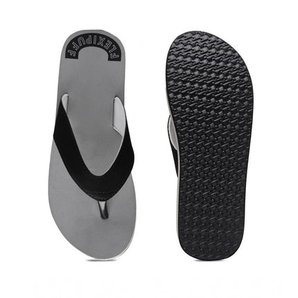 Rosolly Unisex Rubber Men's Slippers for Ultimate Comfort (Grey)