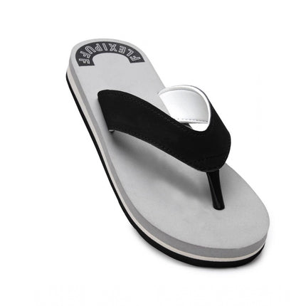 Rosolly Unisex Rubber Men's Slippers for Ultimate Comfort (Grey)