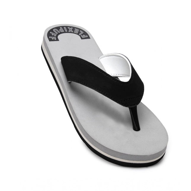 Rosolly Unisex Rubber Men's Slippers for Ultimate Comfort (Grey)
