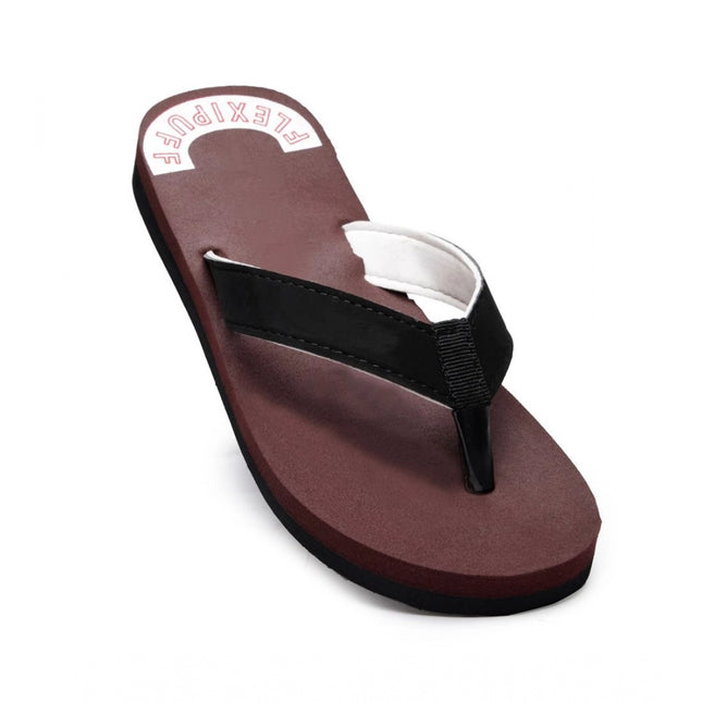 Rosolly Unisex Rubber Comfortable Orthopedic Doctor Slipper and Flip Flops (Maroon)