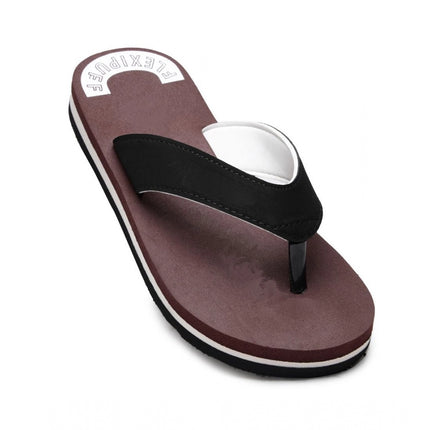Rosolly Unisex Rubber Men's Slippers for Ultimate Comfort (Maroon)