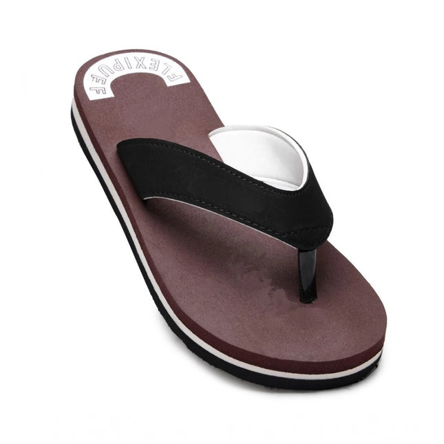 Rosolly Unisex Rubber Men's Slippers for Ultimate Comfort (Maroon)