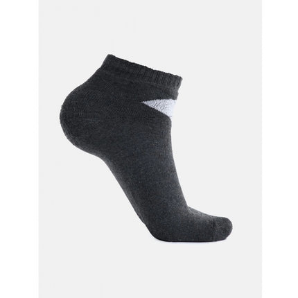 Rosolly 5 Pairs Men's Casual Cotton Blended Solid Mid-Calf length Socks (Assorted)