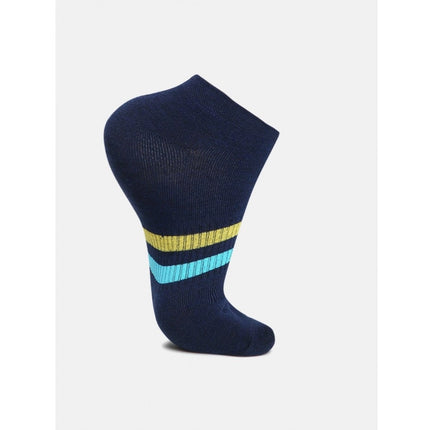 Rosolly 5 Pairs Unisex Casual Cotton Blended Printed Ankle length Socks (Assorted)