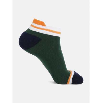 Rosolly 5 Pairs Unisex Casual Cotton Blended Printed Ankle length Socks (Assorted)