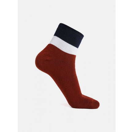 Rosolly 5 Pairs Men's Casual Cotton Blended Solid Ankle length Socks (Assorted)