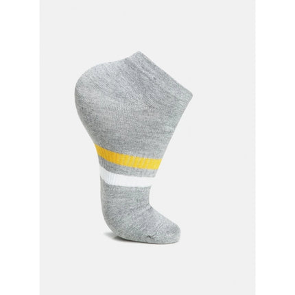 Rosolly 5 Pairs Unisex Casual Cotton Blended Printed Ankle length Socks (Assorted)