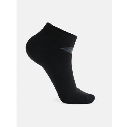 Rosolly 5 Pairs Men's Casual Cotton Blended Solid Mid-Calf length Socks (Assorted)