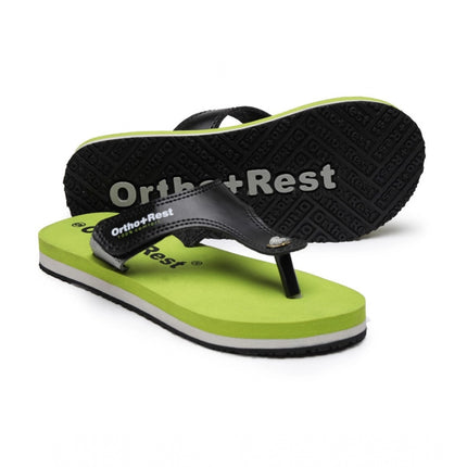Rosolly Unisex Rubber Comfortable Orthopedic Doctor Slipper and Flip Flops (Green)