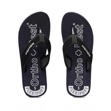 Rosolly Unisex Rubber Comfortable Orthopedic Doctor Slipper and Flip Flops (Blue)