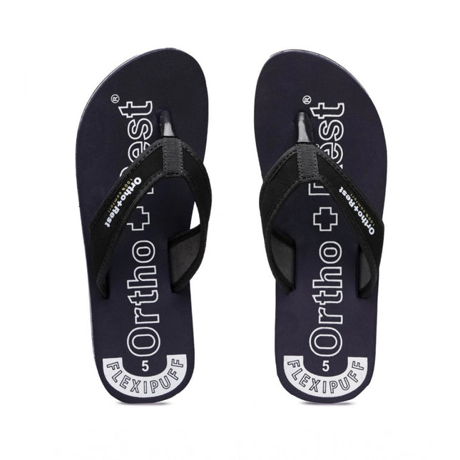 Rosolly Unisex Rubber Comfortable Orthopedic Doctor Slipper and Flip Flops (Blue)