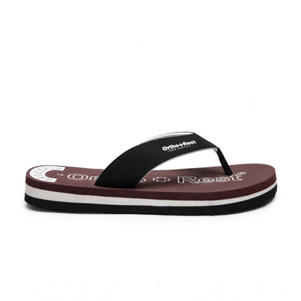 Rosolly Unisex Rubber Comfortable Orthopedic Doctor Slipper and Flip Flops (Maroon)