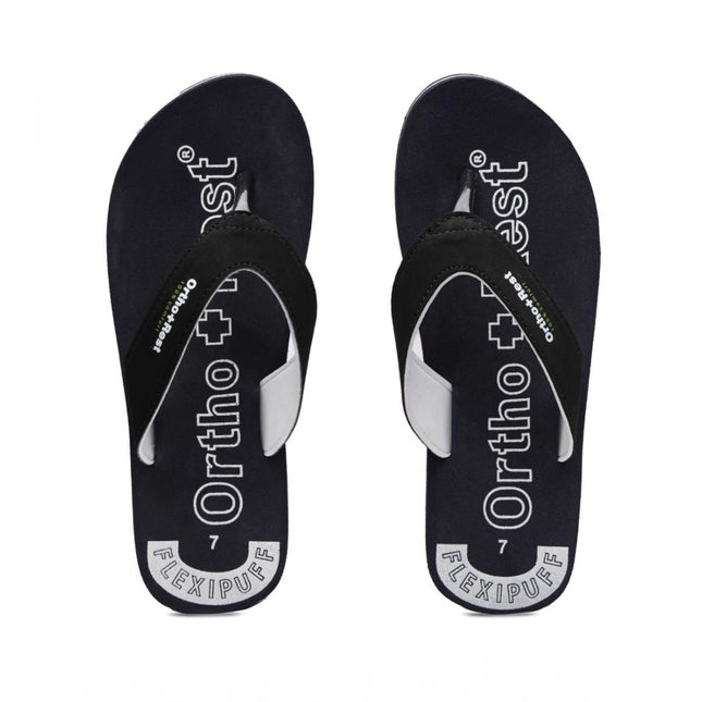 Rosolly Unisex Rubber Comfortable Orthopedic Doctor Slipper and Flip Flops (Blue)