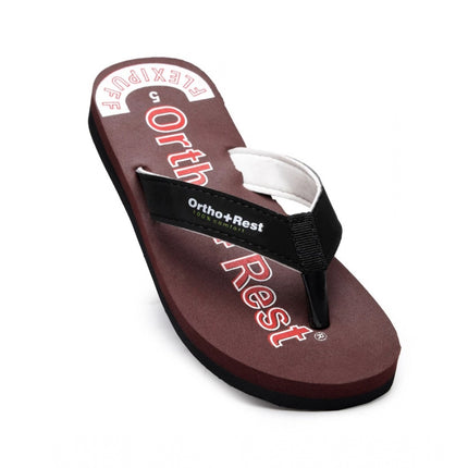 Rosolly Unisex Rubber Comfortable Orthopedic Doctor Slipper and Flip Flops (Maroon)