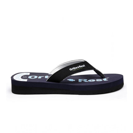 Rosolly Unisex Rubber Comfortable Orthopedic Doctor Slipper and Flip Flops (Blue)