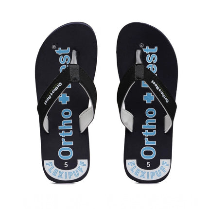 Rosolly Unisex Rubber Comfortable Orthopedic Doctor Slipper and Flip Flops (Blue)