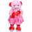 Rosolly Standing Teddy Bear Stuffed Toys (Pink)