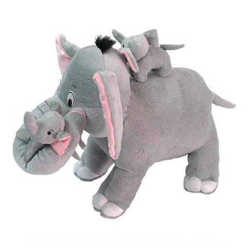 Rosolly Elephant with Baby Toy (Grey)