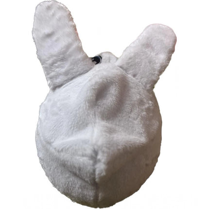 Rosolly Plush Animal Helmet Covers (White)