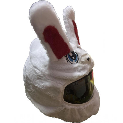 Rosolly Plush Animal Helmet Covers (White)