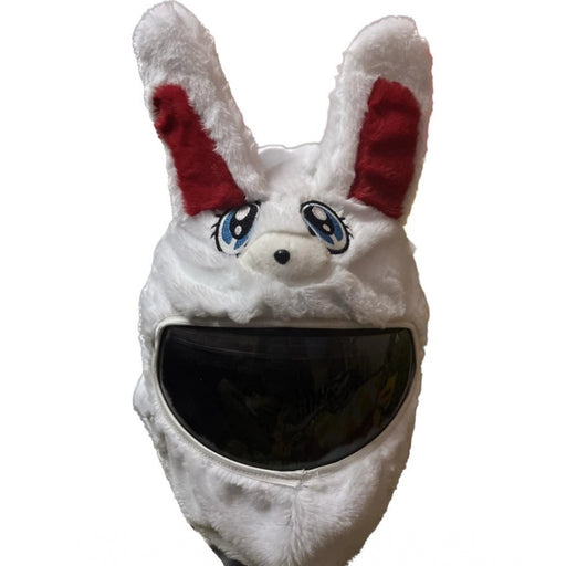 Rosolly Plush Animal Helmet Covers (White)