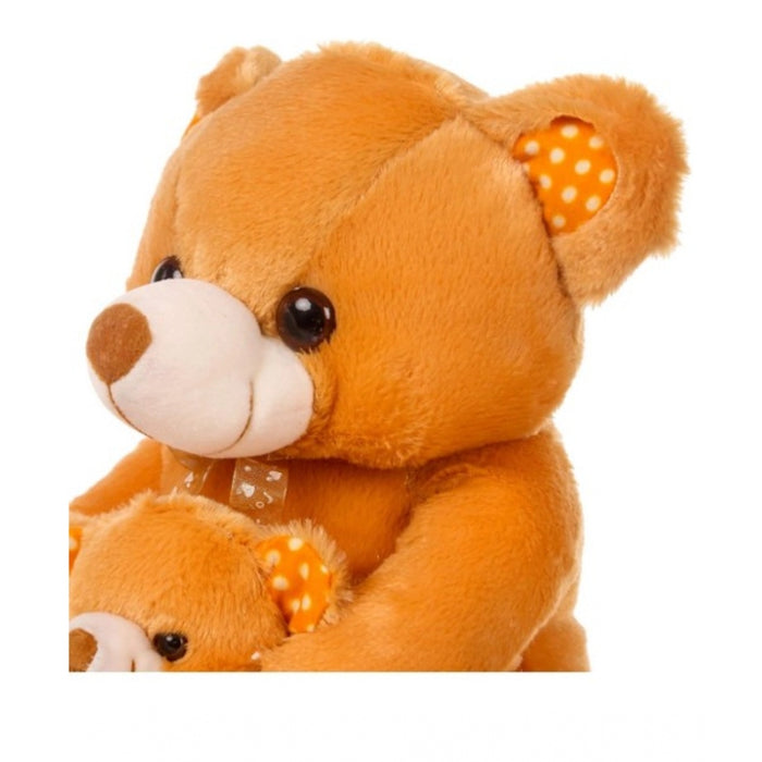 Rosolly Mother And Baby Teddy Bear (Brown)