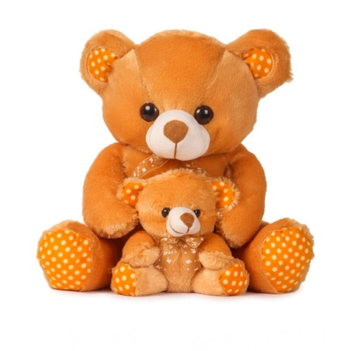 Rosolly Mother And Baby Teddy Bear (Brown)