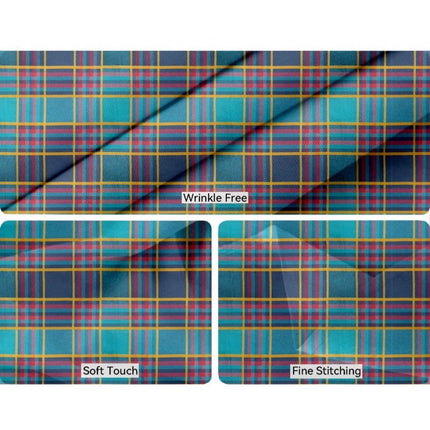 Rosolly Checked Cotton Checks Table Cloth (Multicolor)
