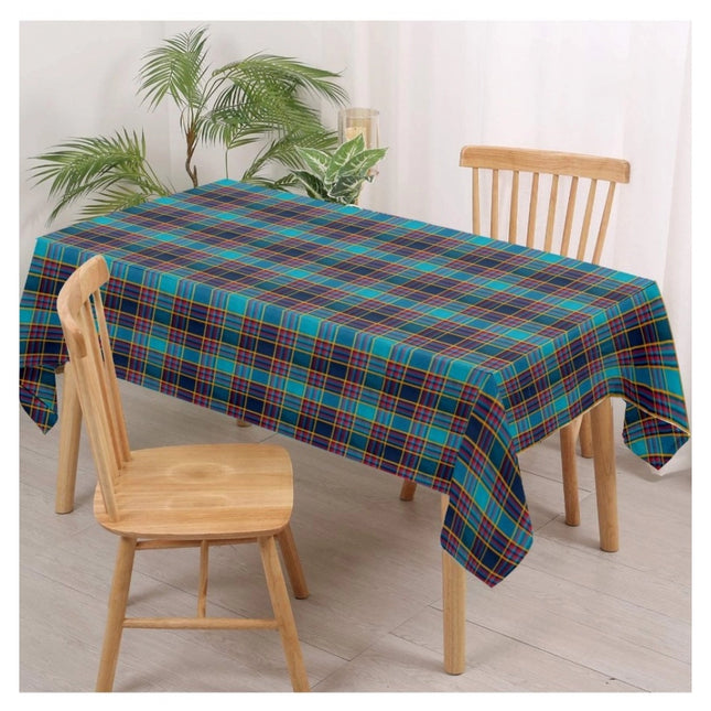 Rosolly Checked Cotton Checks Table Cloth (Multicolor)
