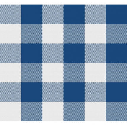 Rosolly Checked Cotton Place Mats Sets (Royal Blue)
