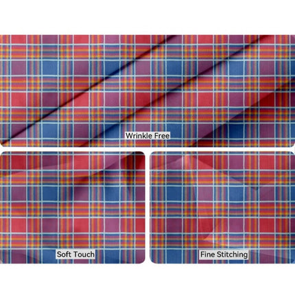 Rosolly Checked Cotton Checks Table Cloth (Multicolor)