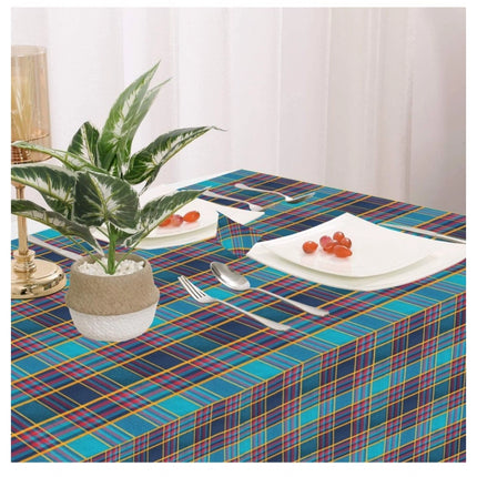 Rosolly Checked Cotton Checks Table Cloth (Multicolor)