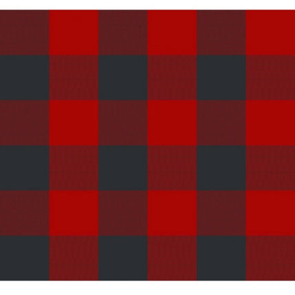 Rosolly Checked Cotton Checks Table Cloth (Red &amp; Black)