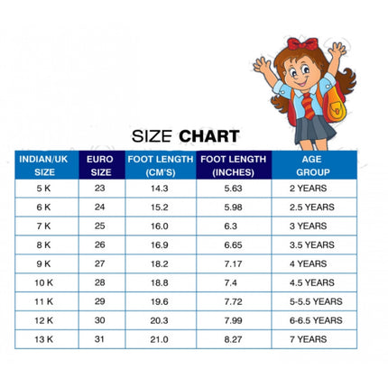 Rosolly Girls Rexine Ox-Ankle Velcro Closure School Shoe (White)