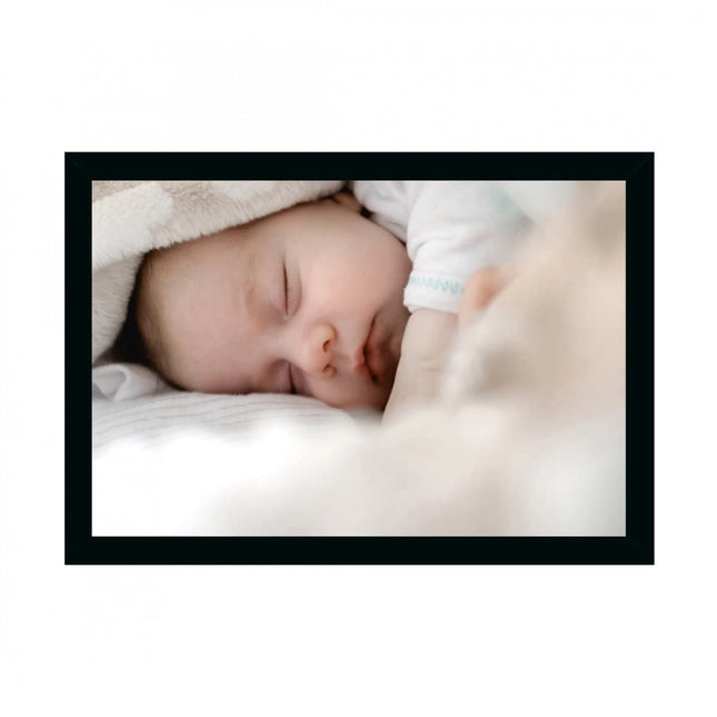 Rosolly Baby Photo Painting with Synthetic Photo Frame (Multicolor)