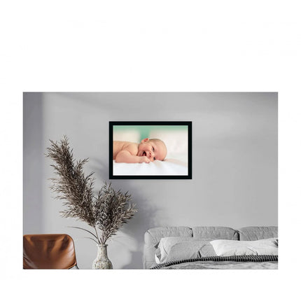 Rosolly Baby Photo Painting with Synthetic Photo Frame (Multicolor)