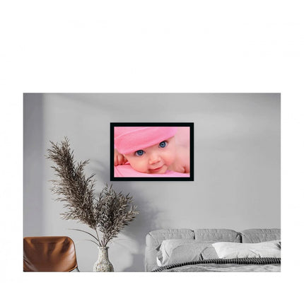 Rosolly Baby Photo Painting with Synthetic Photo Frame (Multicolor)