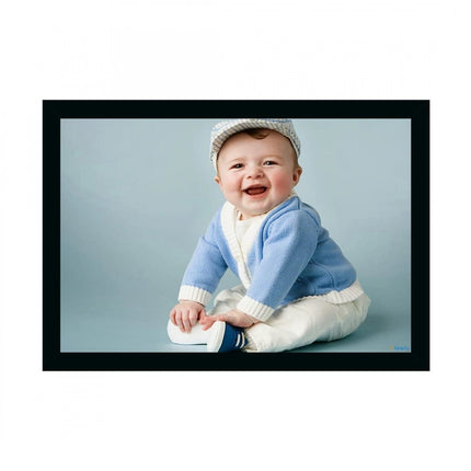 Rosolly Baby Photo Painting with Synthetic Photo Frame (Multicolor)