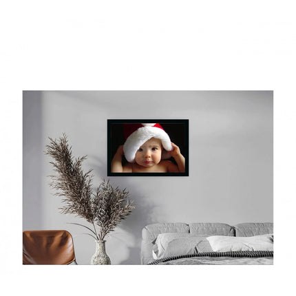 Rosolly Baby Photo Painting with Synthetic Photo Frame (Multicolor)