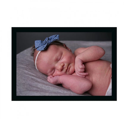 Rosolly Baby Photo Painting with Synthetic Photo Frame (Multicolor)