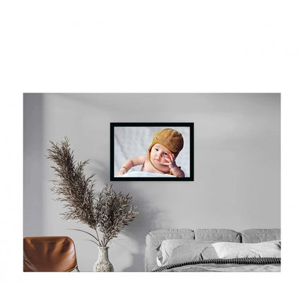 Rosolly Baby Photo Painting with Synthetic Photo Frame (Multicolor)