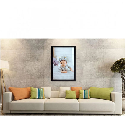Rosolly Baby Photo Painting with Synthetic Photo Frame (Multicolor)