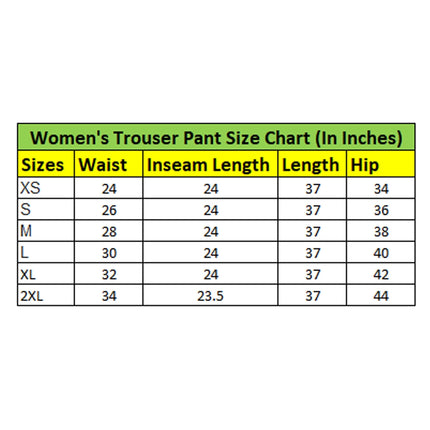 Rosolly Women's Polyester Chevron Elasticated Trousers (Multicolor)
