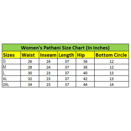 Rosolly Women's Casual Cotton Cambric Solid Elastic Waist Patiala Harem Pants (Blue)